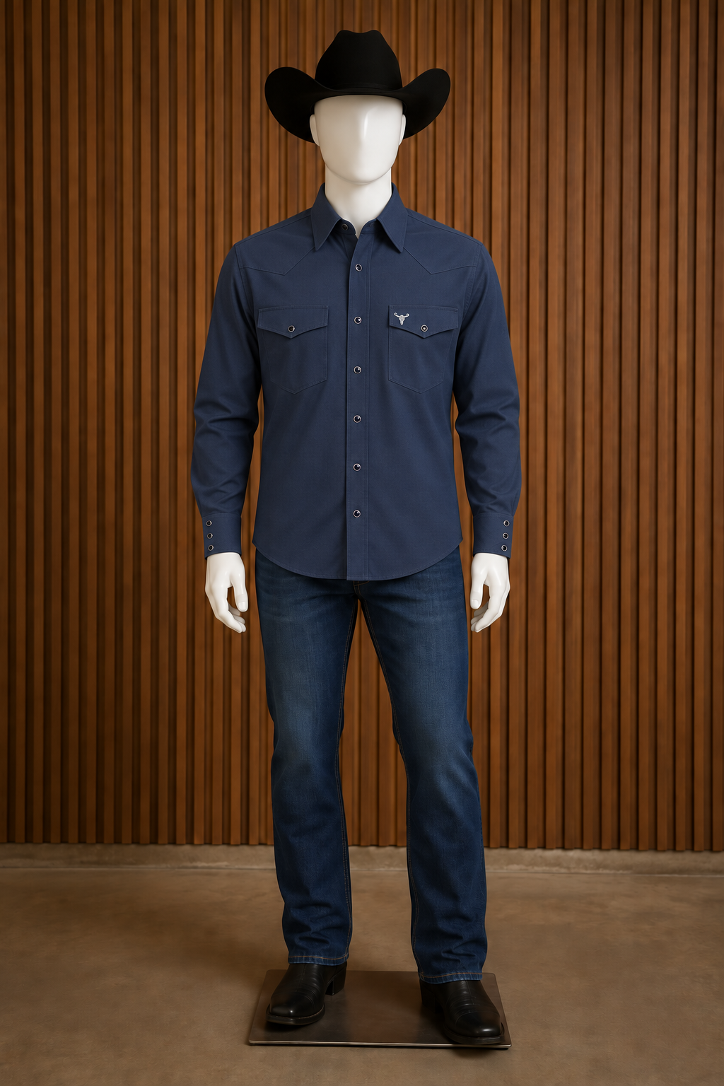 Camisas vaquera CACTUS marino