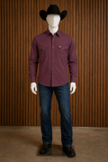 Camisas vaquera CACTUS vino